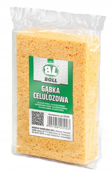 Soft absorbent cellulose sponge 135x90x35 lacquer Boll