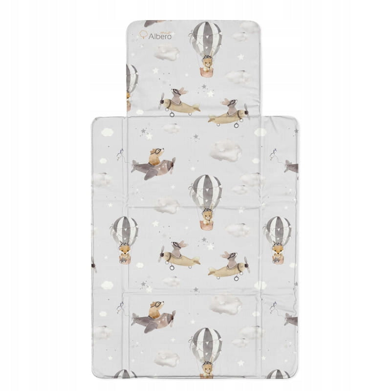 Soft changing table Albero mio 44 x 77 cm grey/airplanes Manufacturer code 5908314
