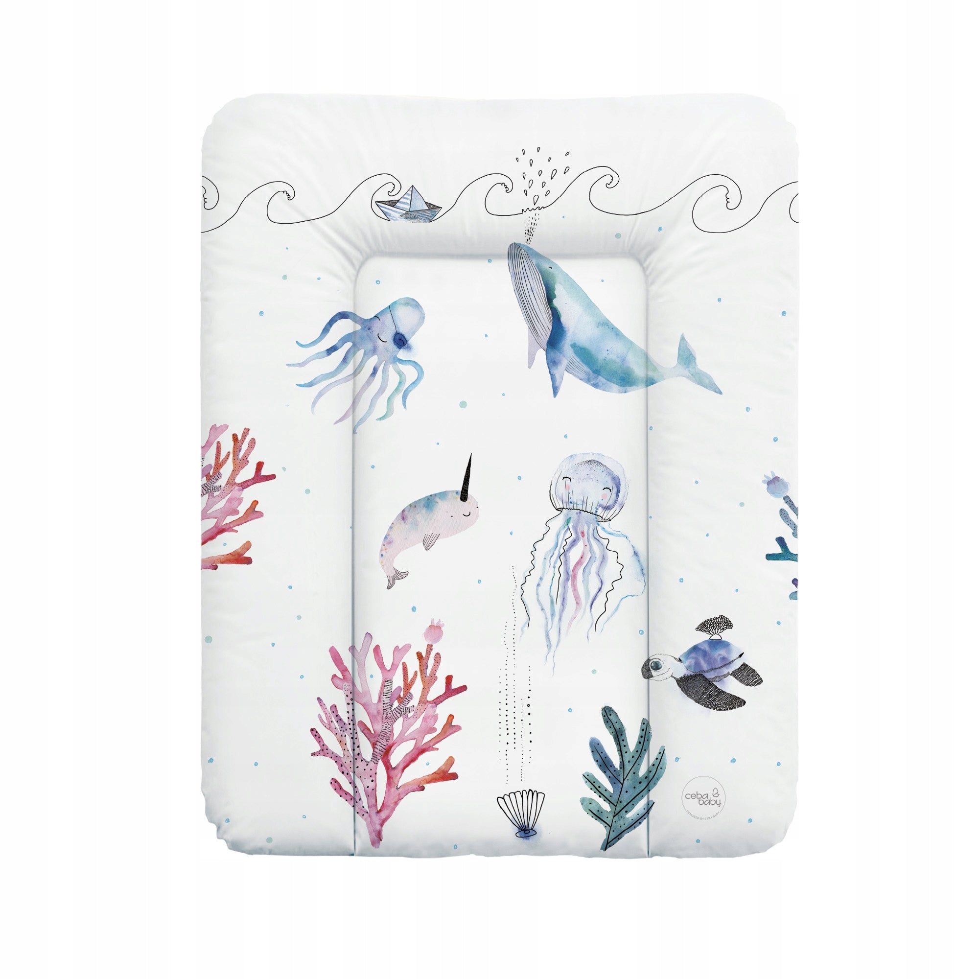 Soft changing table Ceba Baby 50 x 70 cm - for babies - waterproof