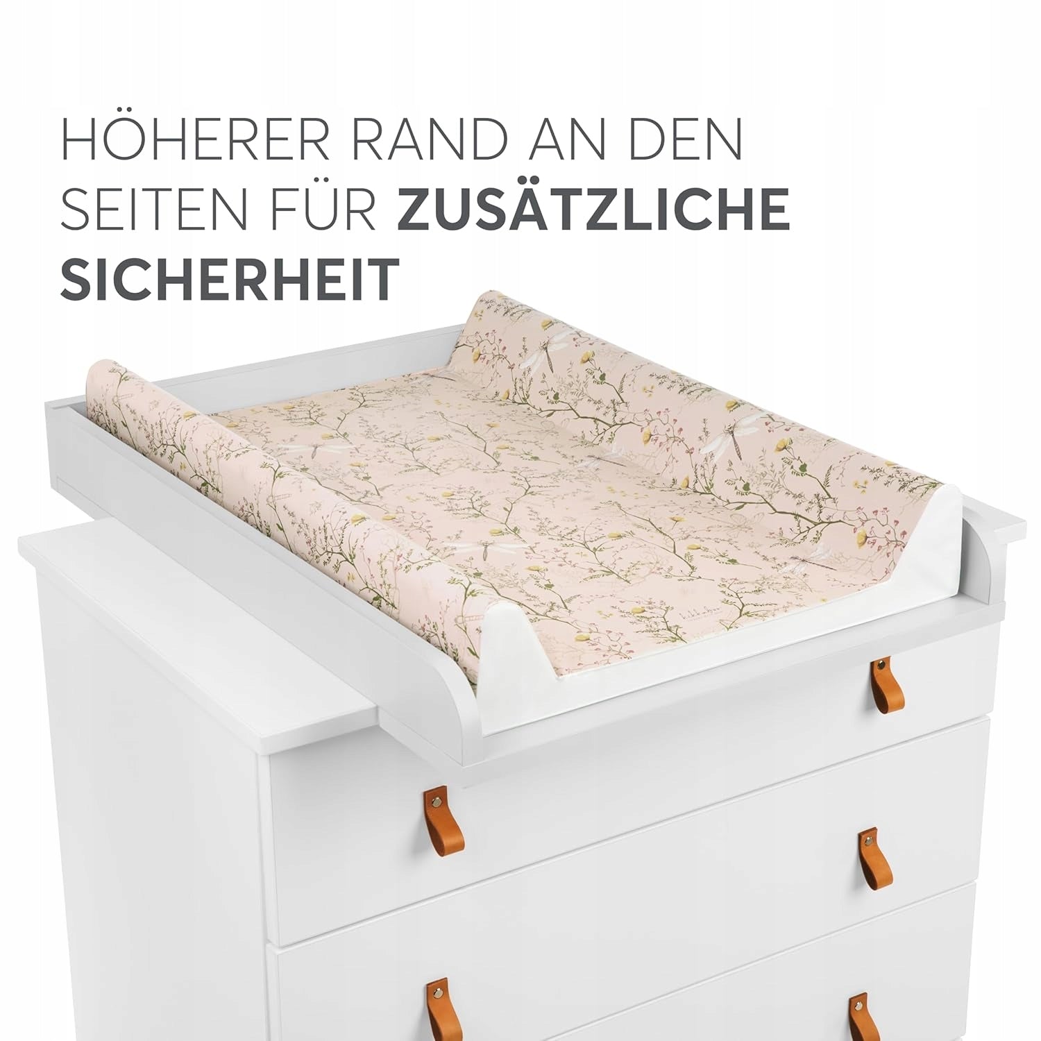 Soft changing table KikkaBoo 50 x 80 cm beige Manufacturer code garden