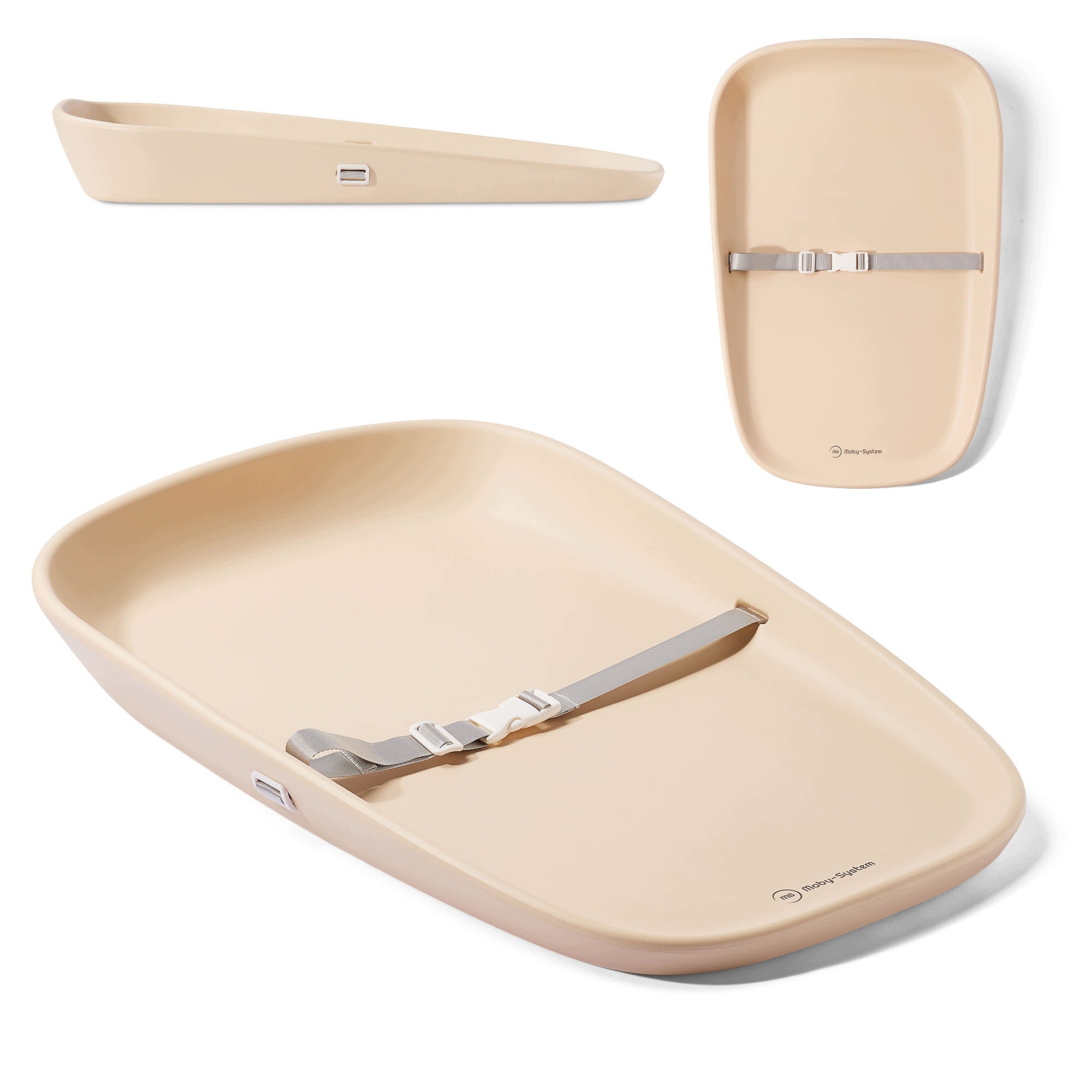 Soft changing table Moby-System waterproof with non-slip bottom beige Packaging status original