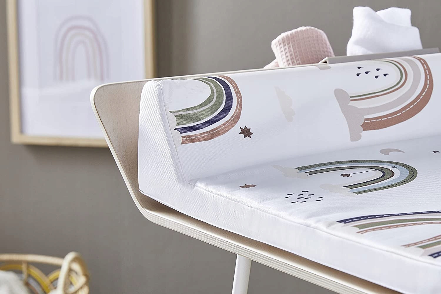 Soft changing table Rotho 50 x 70 cm white Packaging status original