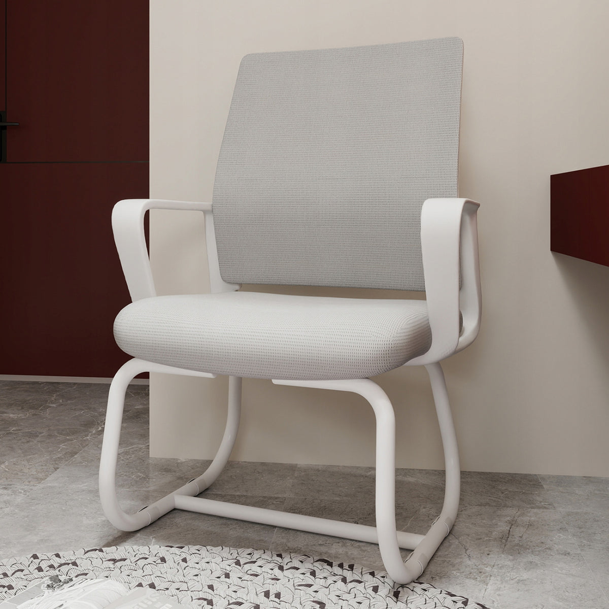 Soft, comfortable, minimalist, modern office chair