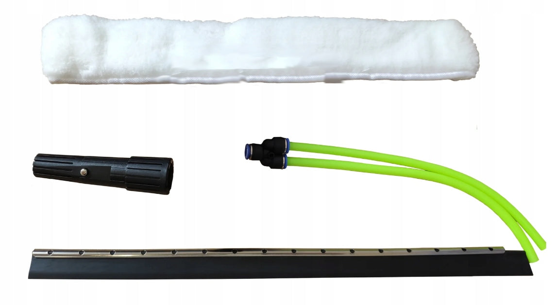 Soft fleece wash sponge (2 nozzles) with pull bar