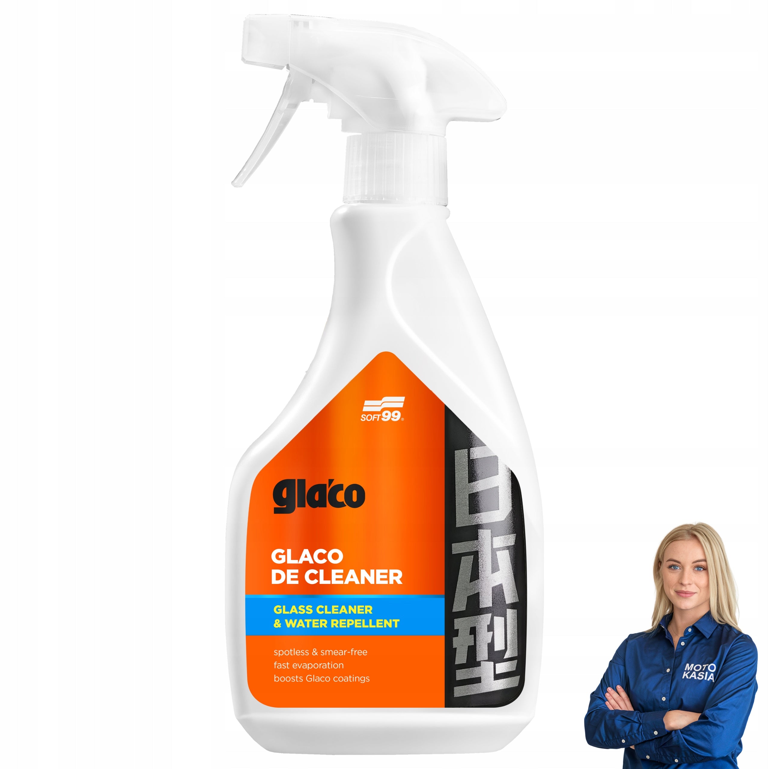 Soft99 Glaco De Cleaner Window Cleaner with Invisible Wiper 500ml