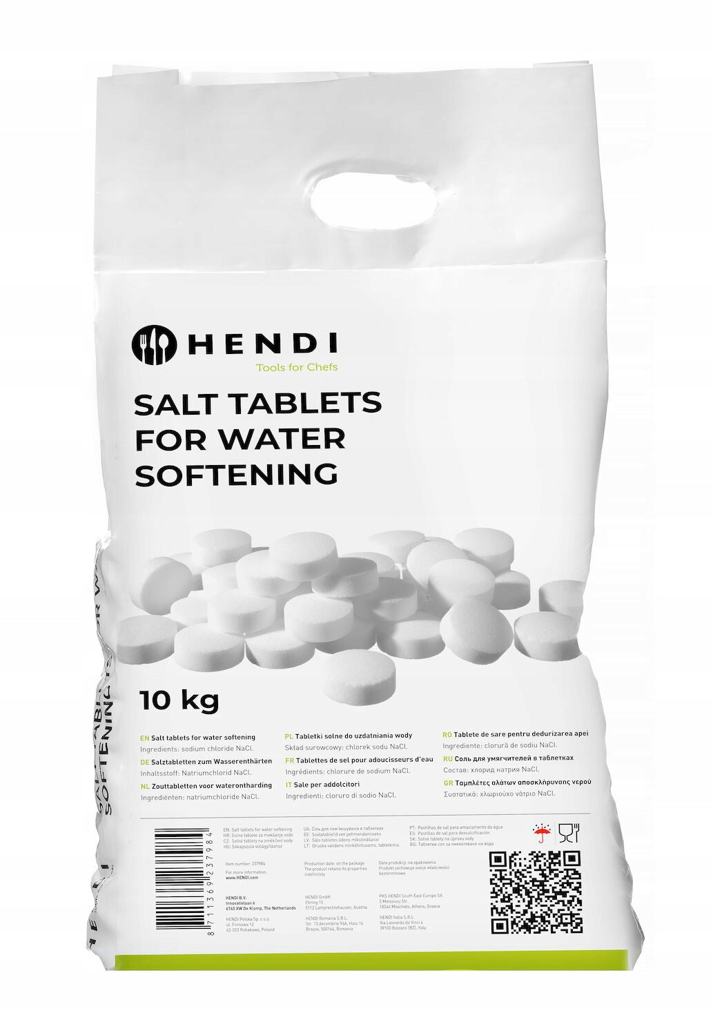 Softener Hendi salt tablets 10 l Manufacturer code 237984