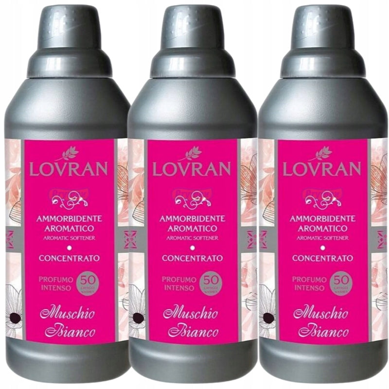 Softener Lovran Muschio Bianco concentrate 3 x 1L