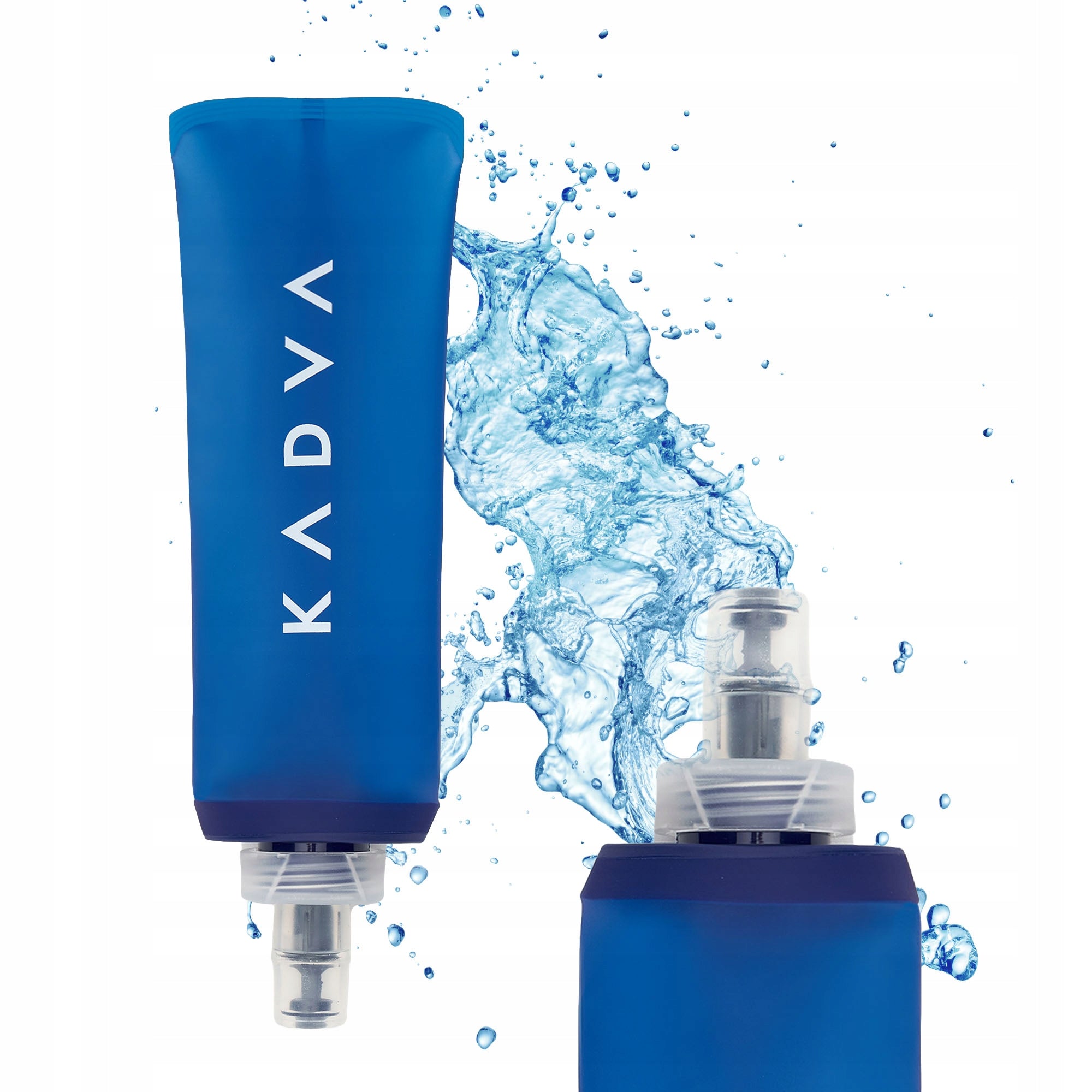 Softflask KADVA Flowbie 250 ml blue Lightweight and flexible TPU construction