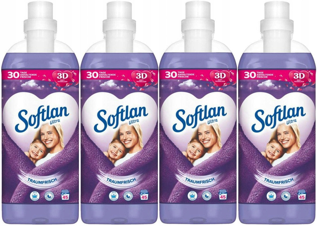 Softlan 3D Ultra Concentrate Rinsing Liquid 4x45p