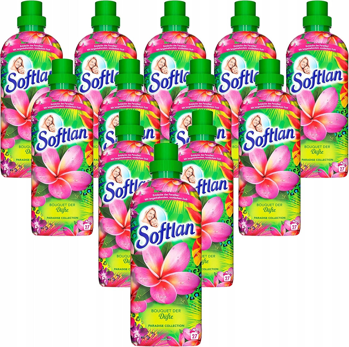 Softlan Paradise Rinsing Liquid 31p 650ml Capacity 0.65 l