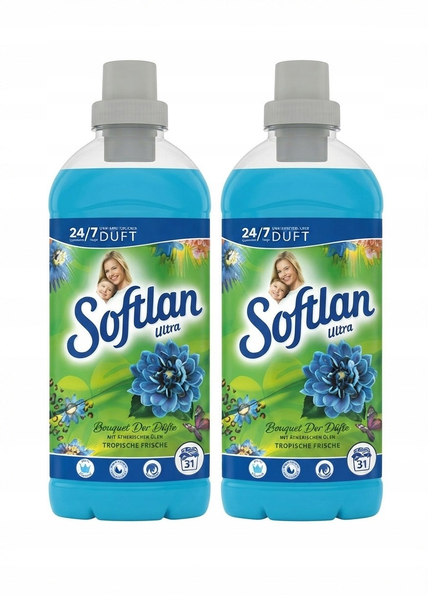 Softlan Tropische Frische Fabric Softener 2x 650 ml Set