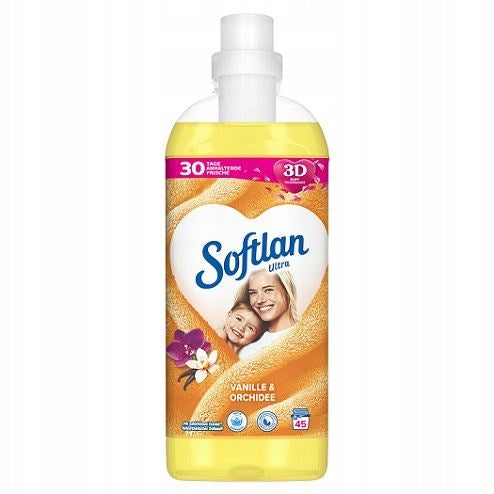 Softlan Ultra Rinsing Liquid 1L Yellow - Vanilla Orchid