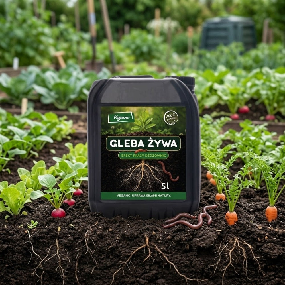Soil living effect of earthworms 5 l Vegano Packaging status original