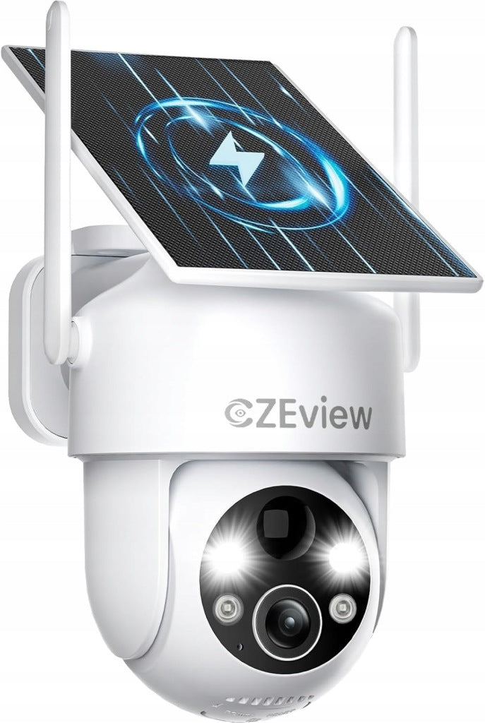 Solar Camera WiFi Outdoor Monitoring 2K CZEview C6 PRO