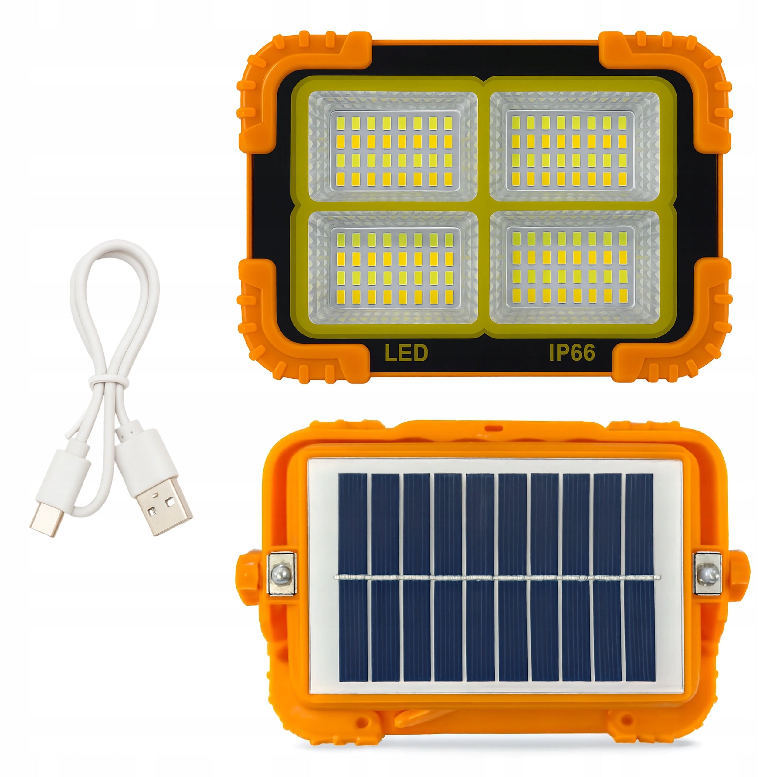 Solar Floodlight LED 12000mAh IP66 Powerful Headlight Without Current for Garden