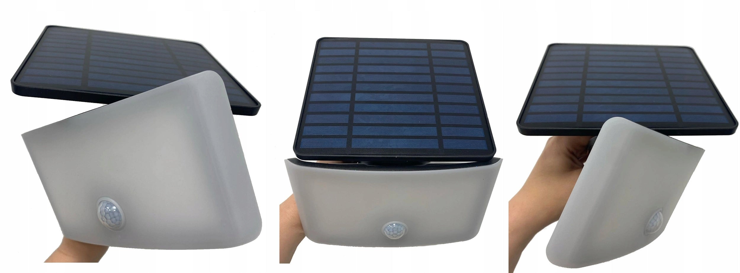 Solar Floodlight LED Lamp with PIR Motion Sensor Twilight White Neutral Length 19 cm