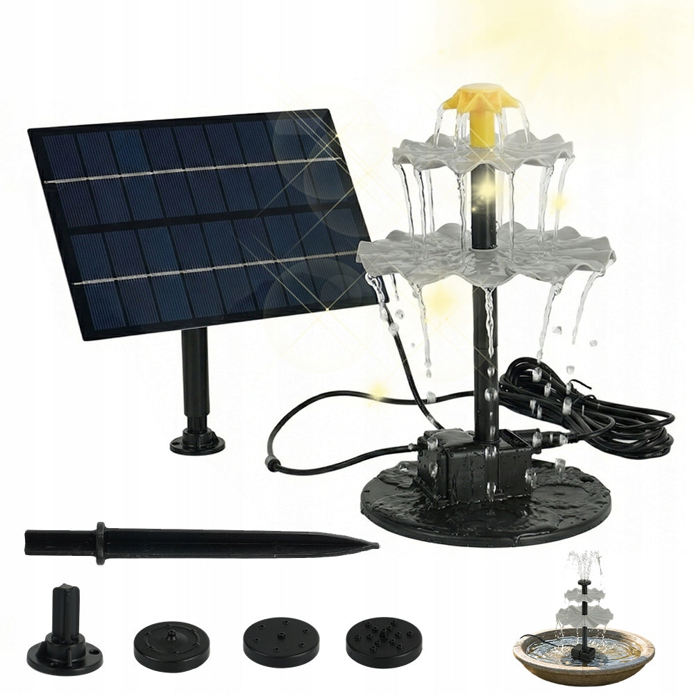 Solar Fountain For Eyelet Water Garden Pump For Water Pond Decorative Kind decoration