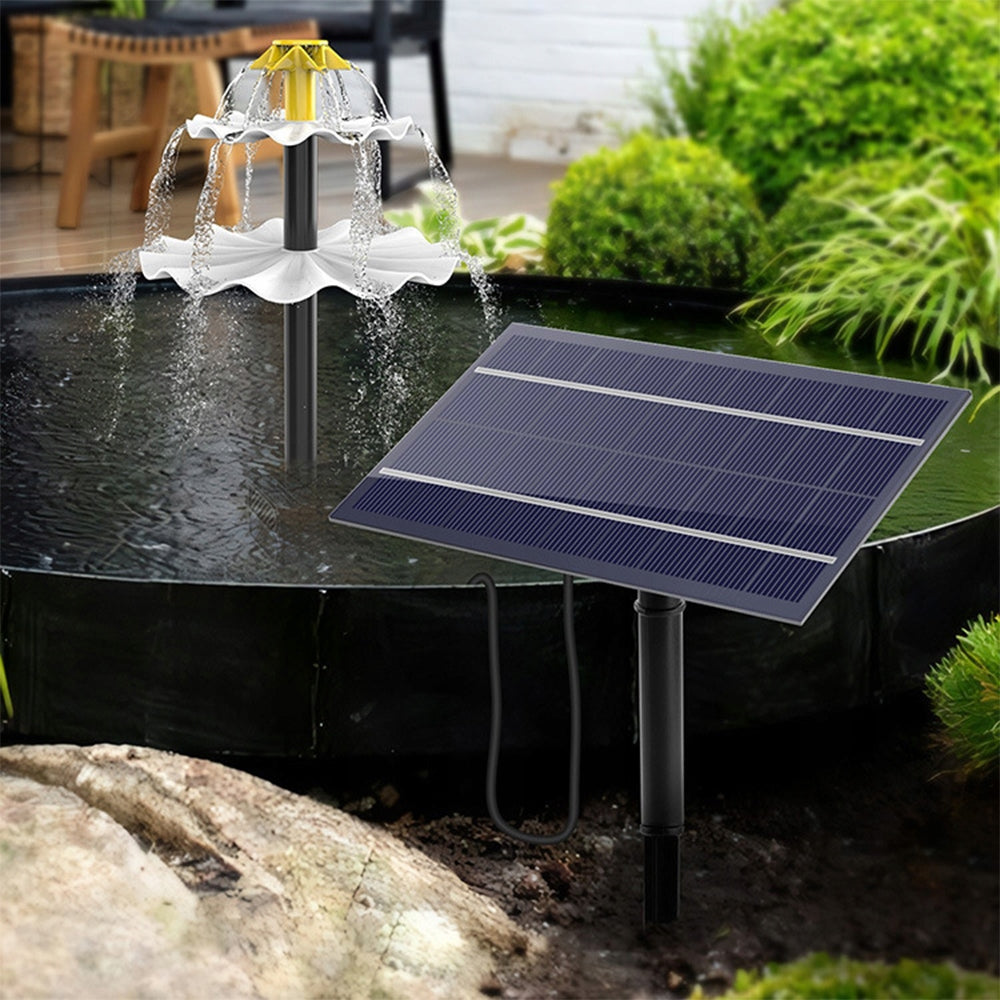 Solar Fountain For Eyelet Water Garden Pump For Water Pond Decorative Type fountain (pump)