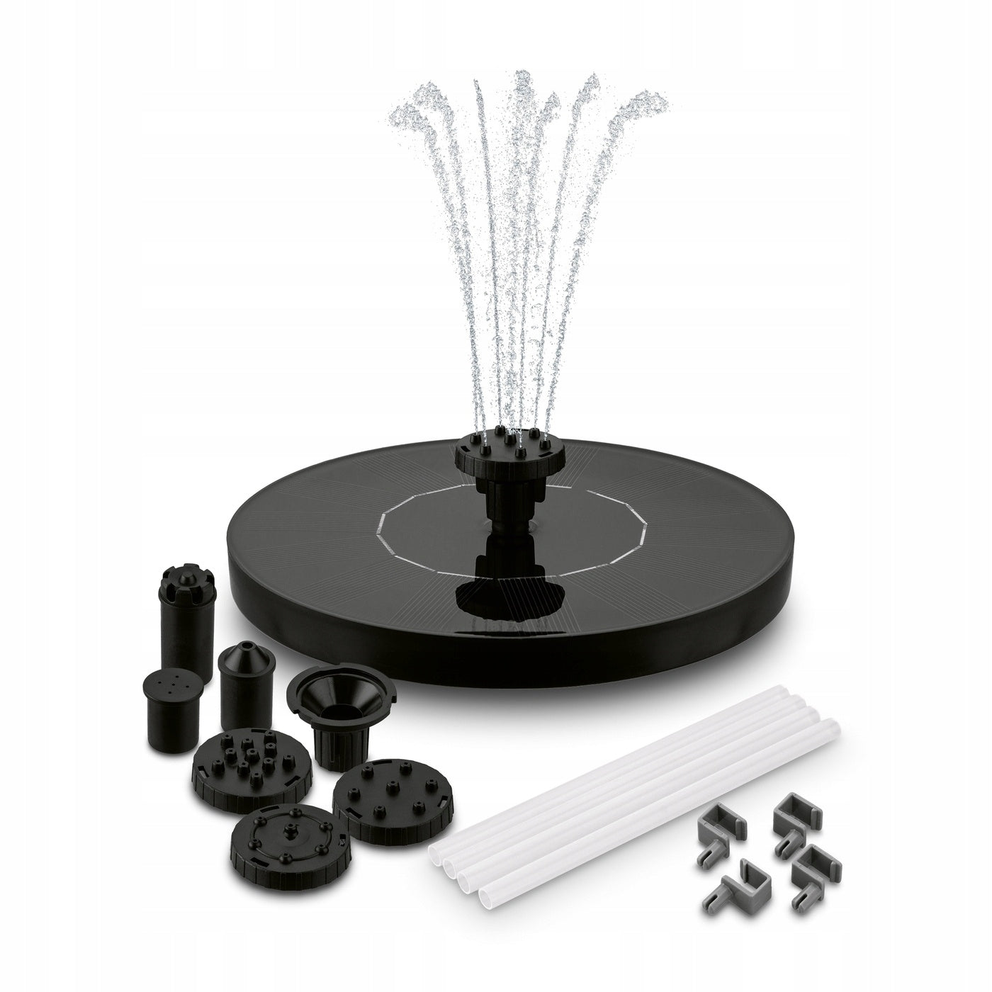 Solar Fountain Solar Energy Floating Small Tadar 6 Spray Nozzles