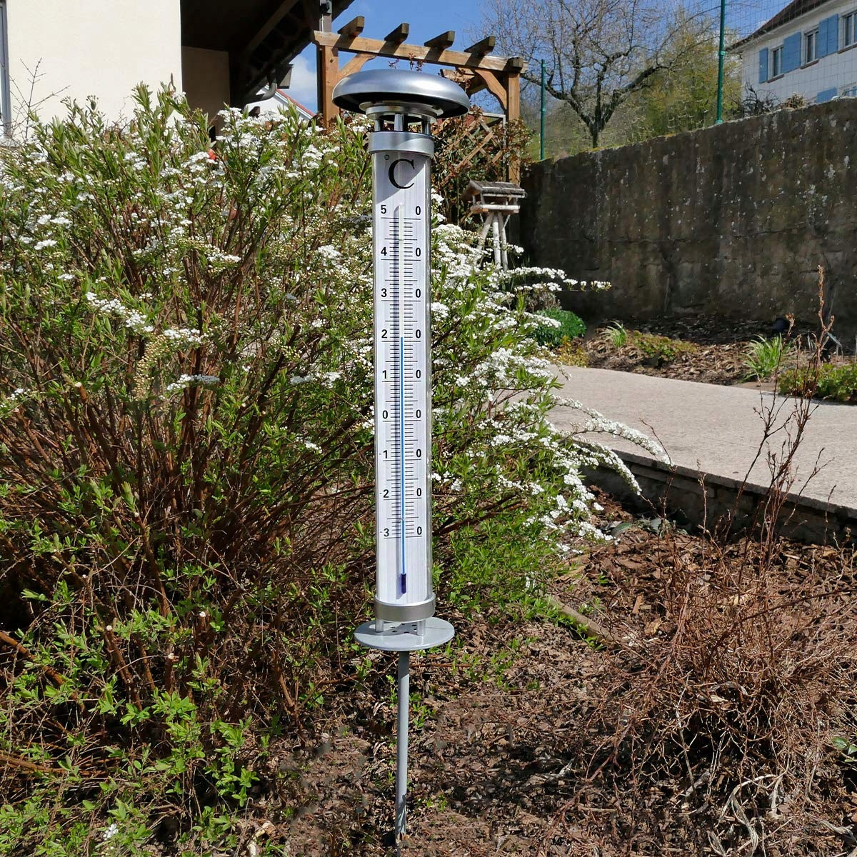 Solar Garden Thermometer, TFA, Solino Functions external temperature measurement