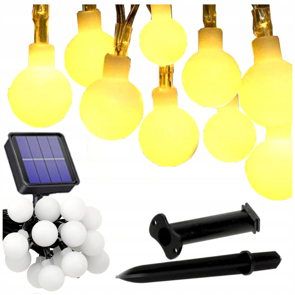Solar Garland 5m Garden Waterproof Garden Chain 30x LED Balls