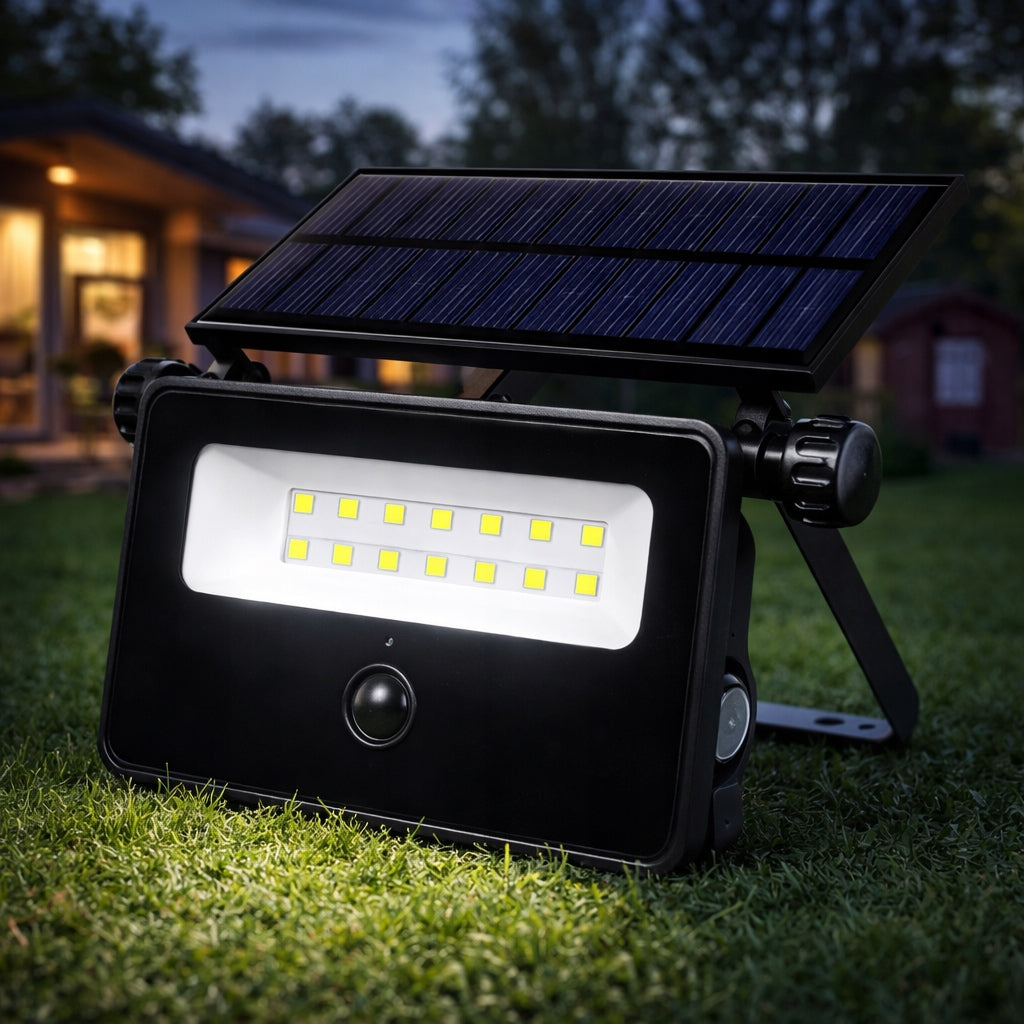 Solar LED Lamp 30W Floodlight MOTION SENSOR OUTDOOR Halogen Brand Masterled