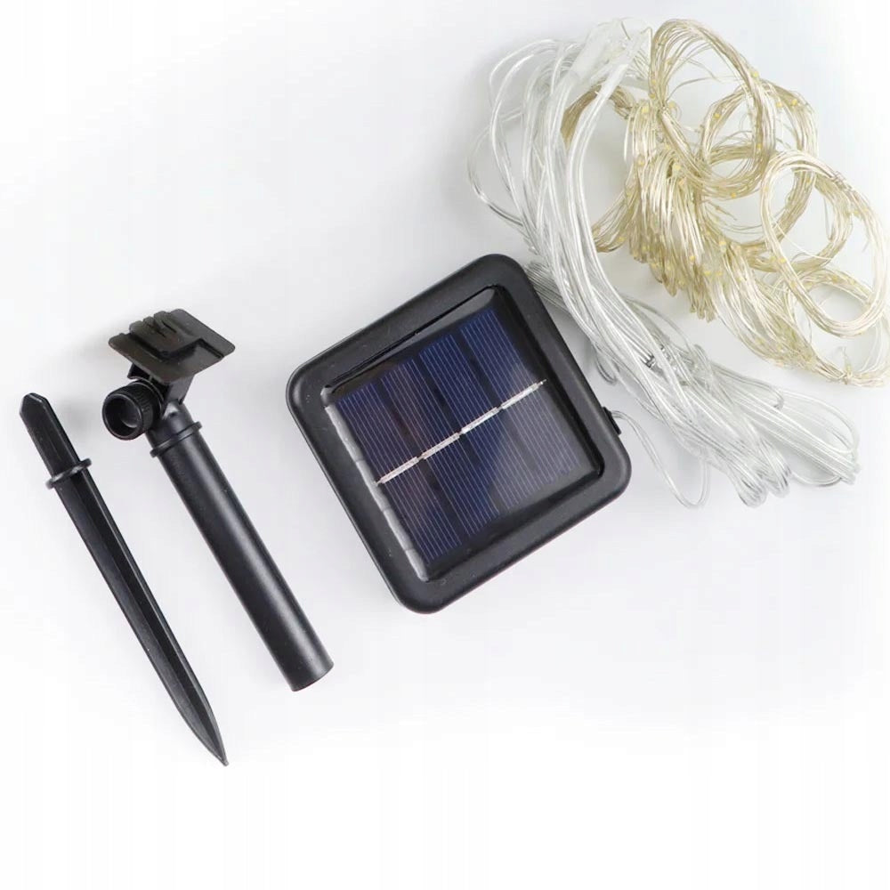 Solar LED Light Chain - Decorative Garden Lights Warm White Brand no brand