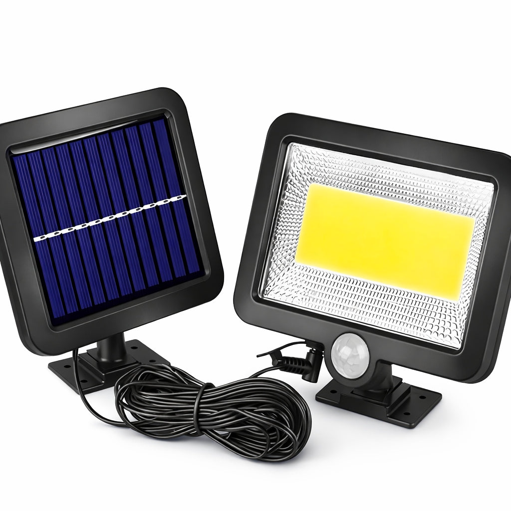 Solar Lamp 100 LED POWERFUL Motion and Twilight Sensor IP65 Powerful 50W Brand no brand