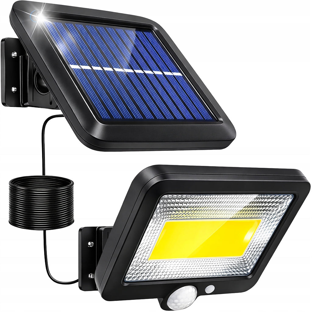 Solar Lamp 100 LED POWERFUL Motion and Twilight Sensor IP65 Powerful 50W Packaging status original