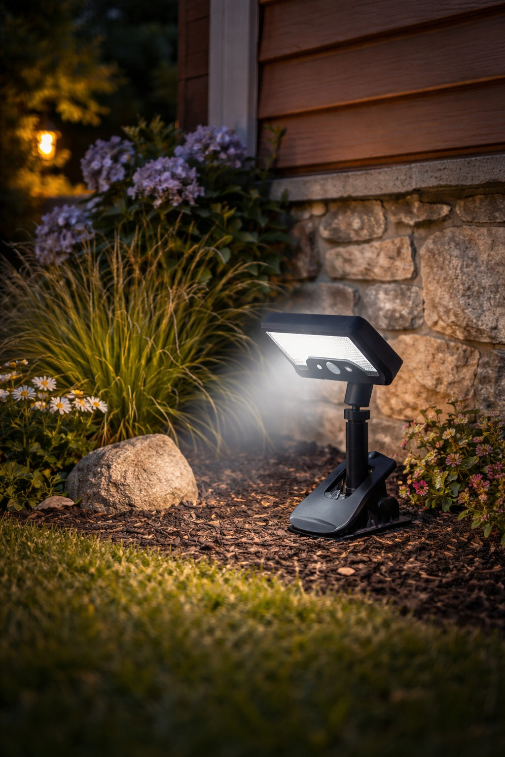 Solar Lamp Halogen Floodlight with Clip Motion Sensor IP65 Brand Volteno