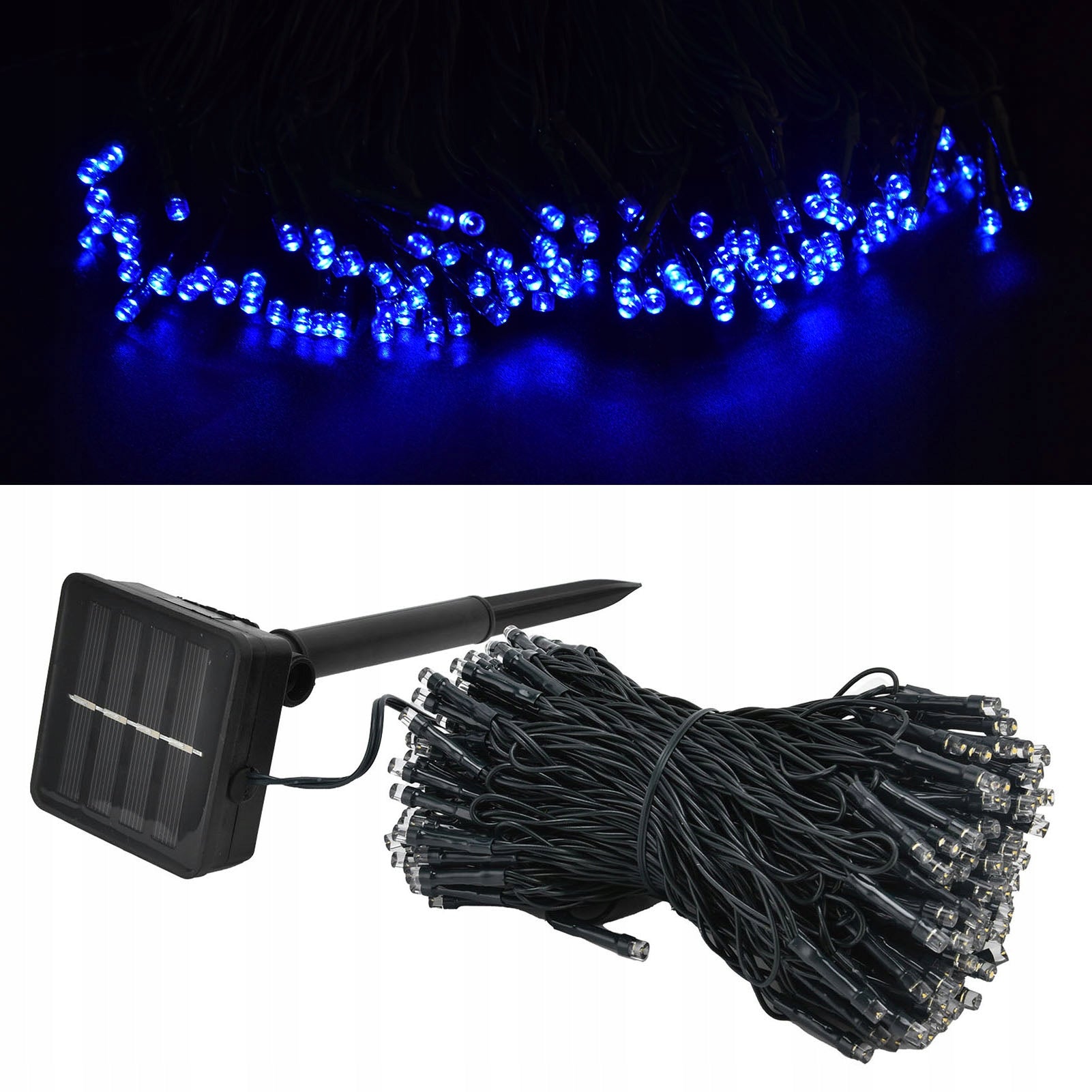 Solar Light String 200LEDs Garden Lawn Capacity 1 l