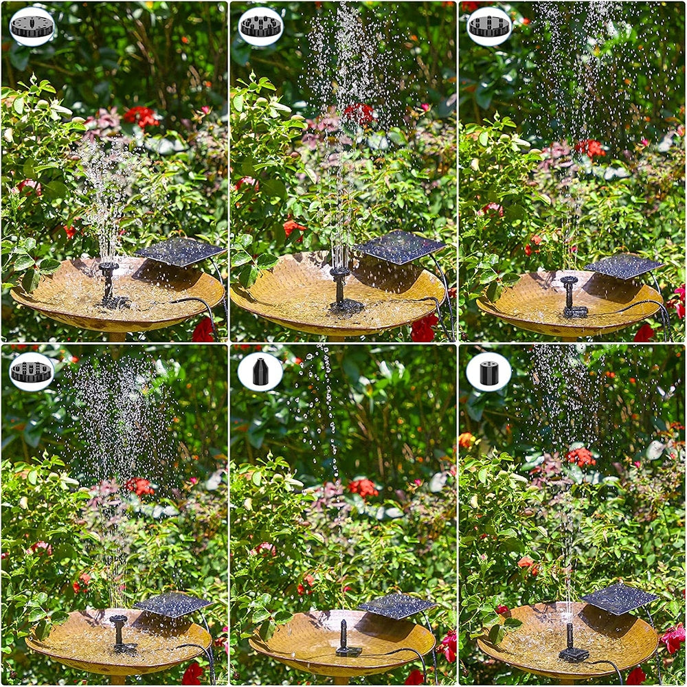 Solar Pump Led Fountain Efficient Automatic Outdoor For Water Eyelet Manufacturer Bedee