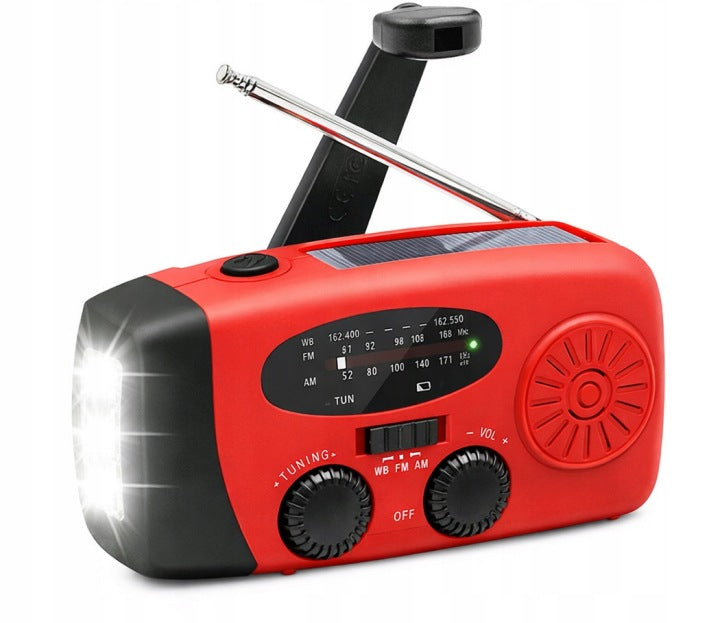 Solar Radio Speaker USB Flashlight Power Bank Solar Lighting FLASHLIGHT