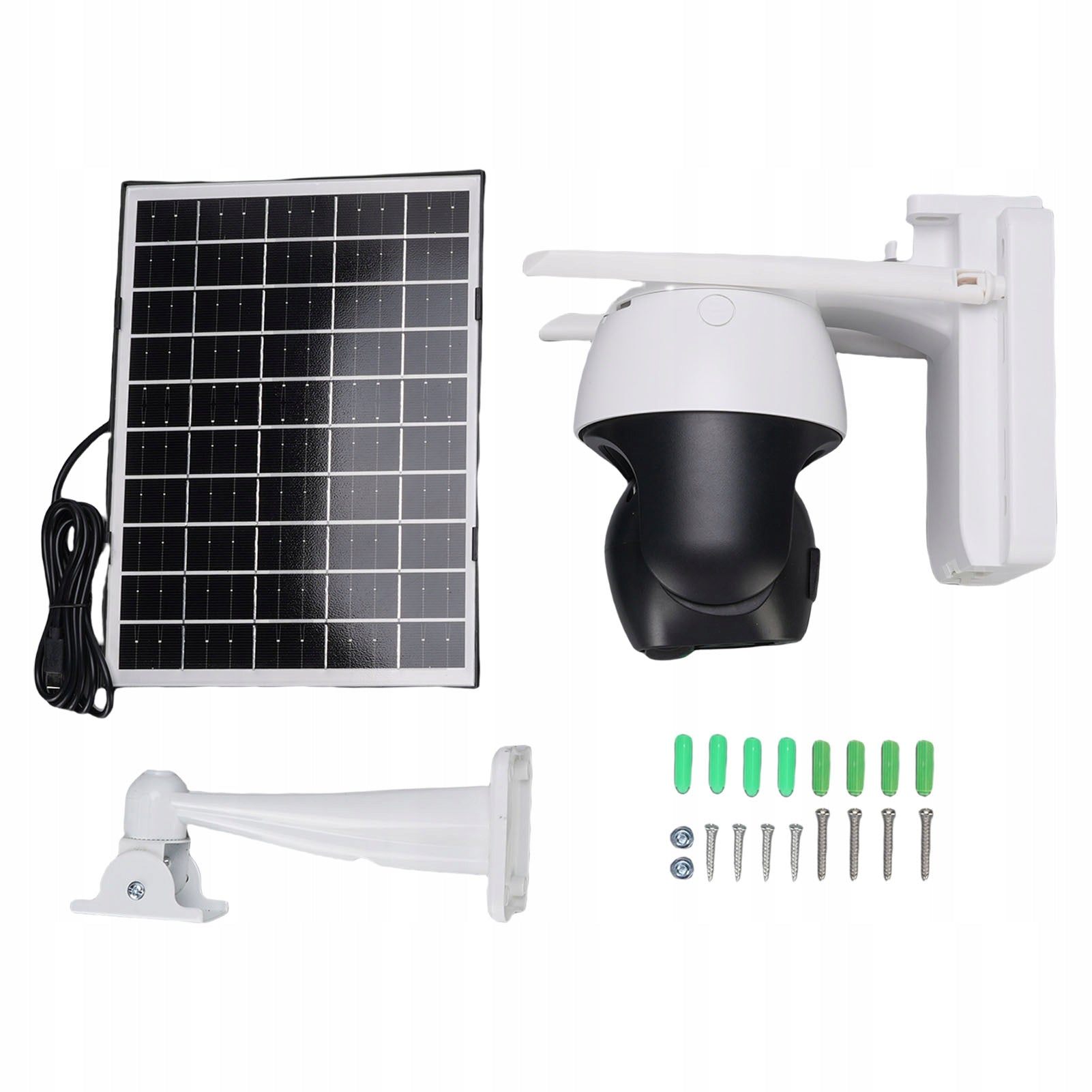 Solar Security Camera 4MP Rain Proof Stylish Two-Way Voice in V7 Brand no brand