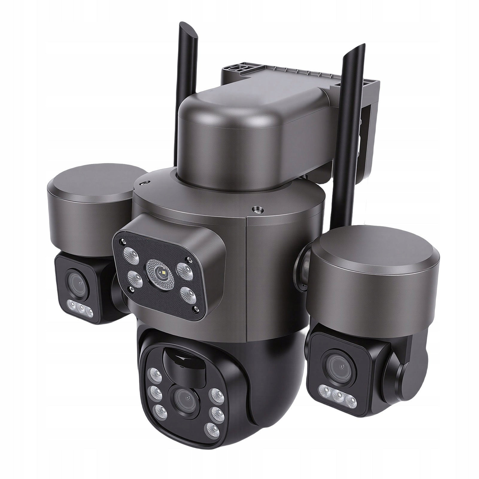 Solar Security Camera Triple Lens Monitoring 20