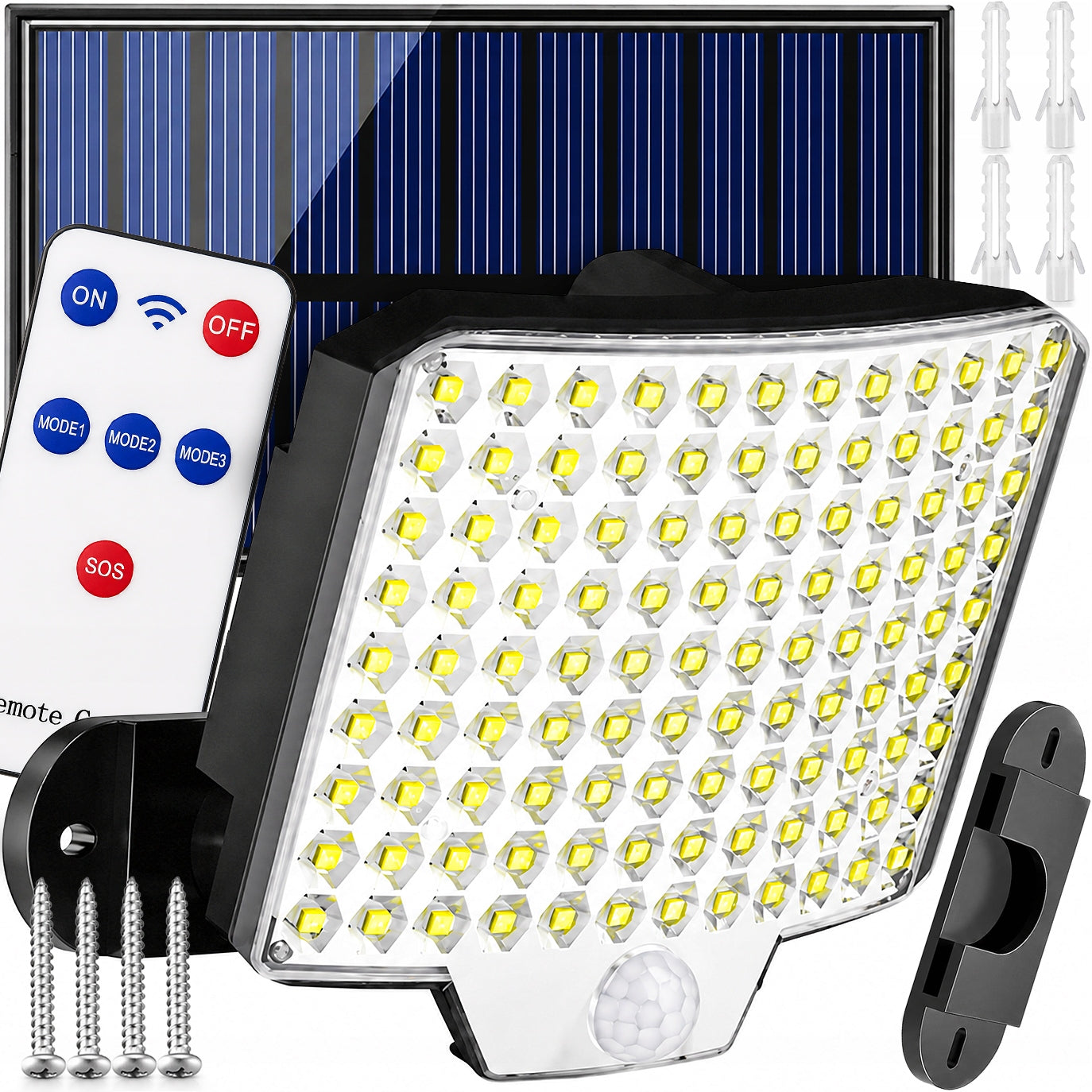 Solar Street LED Garden Lamp With SENSOR Outdoor Facade 300W