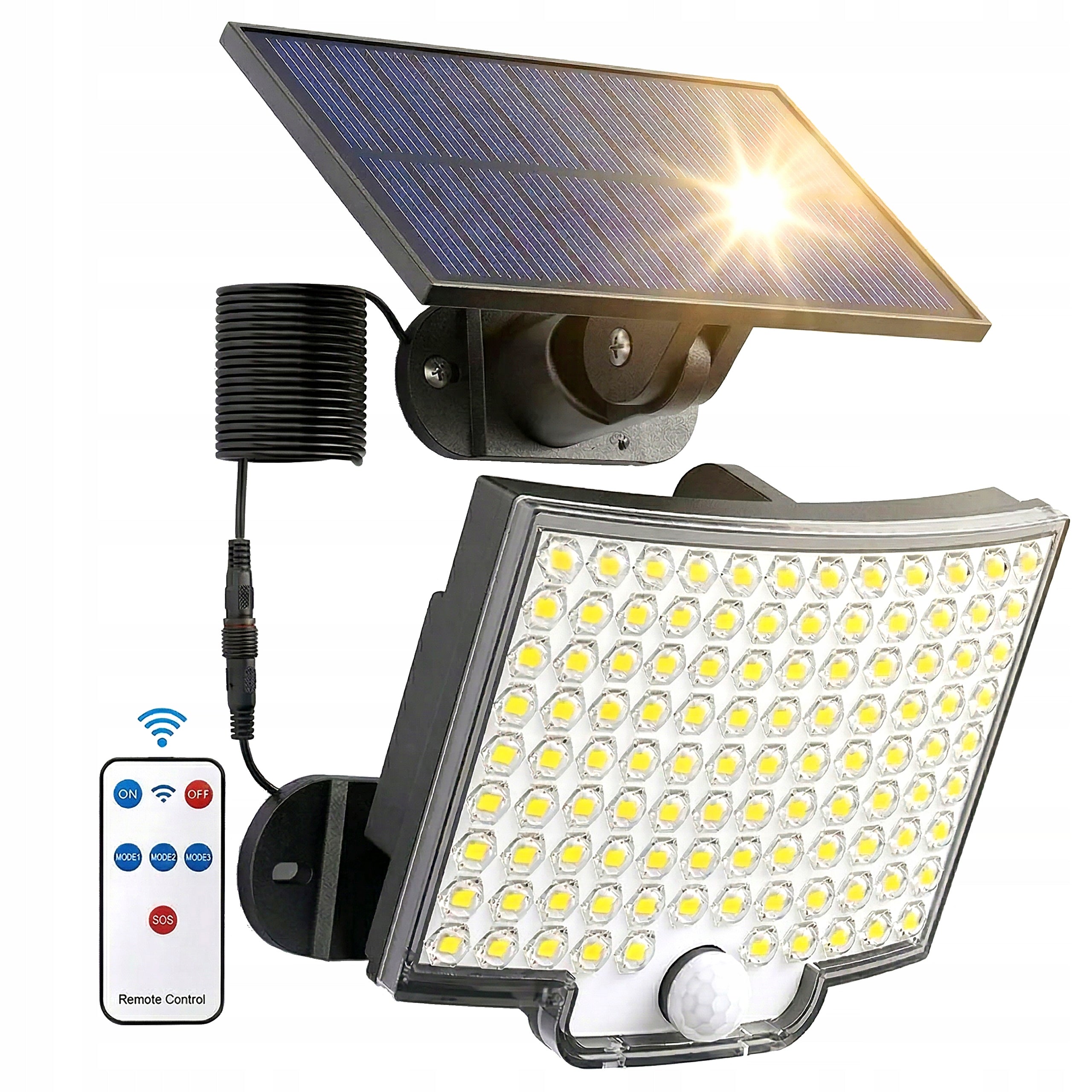 Solar Street LED Garden Lamp With SENSOR Outdoor Facade
