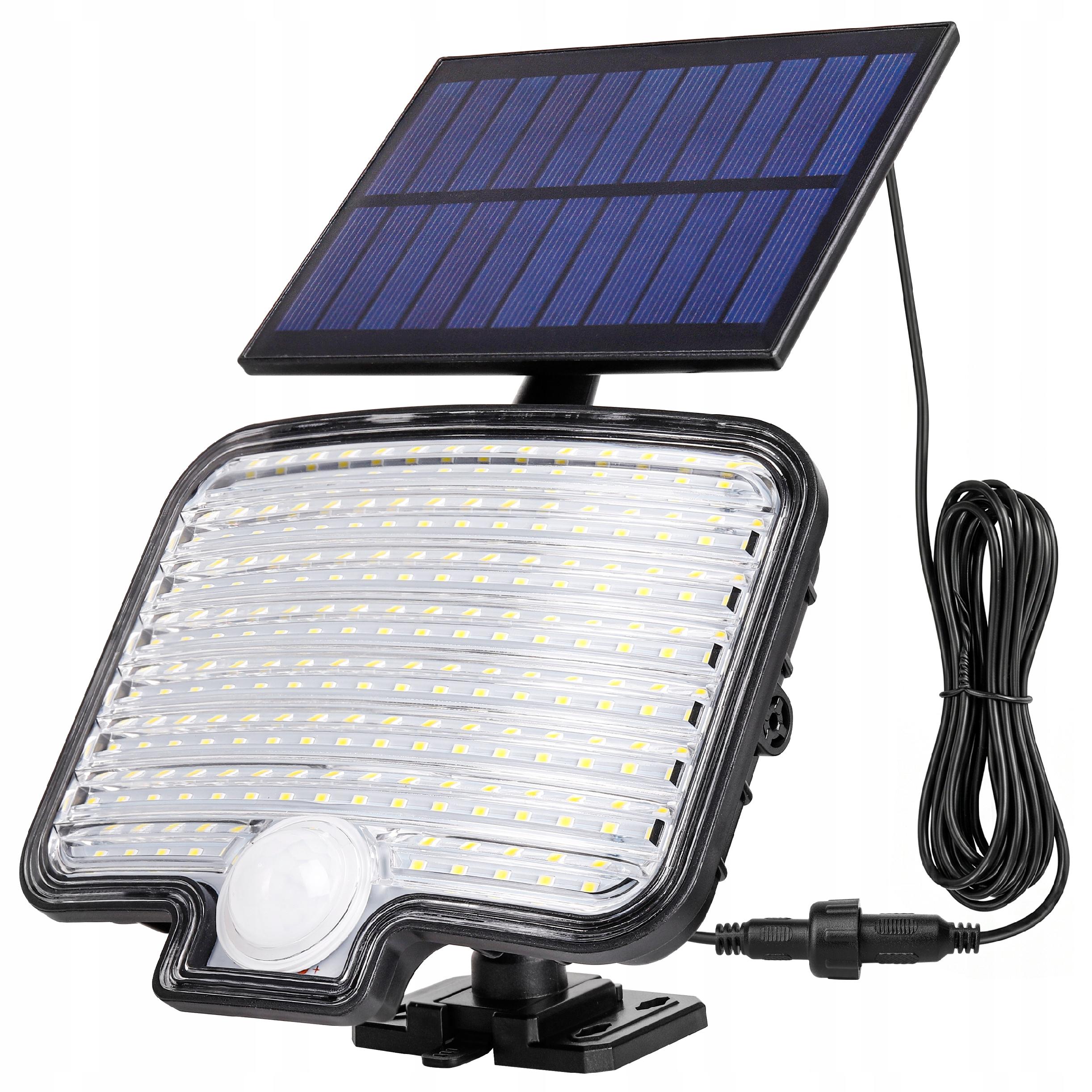 Solar Street Lamp LED Garden With SENSOR Outdoor Facade Manufacturer code Lampa solarna uliczna LED ogrodowa Z CZUJNIKI
