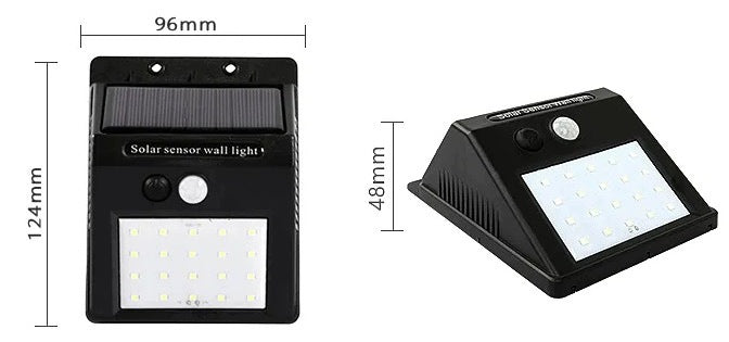 Solar Wall Lamp Halogen LED With Twilight Motion Sensor 4737 Manufacturer code AU-4737La