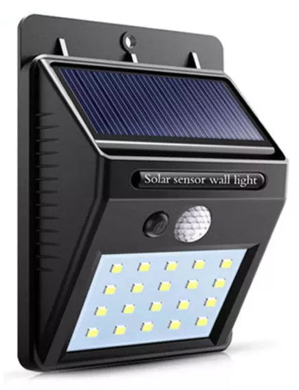 Solar Wall Lamp Halogen LED With Twilight Motion Sensor 4737