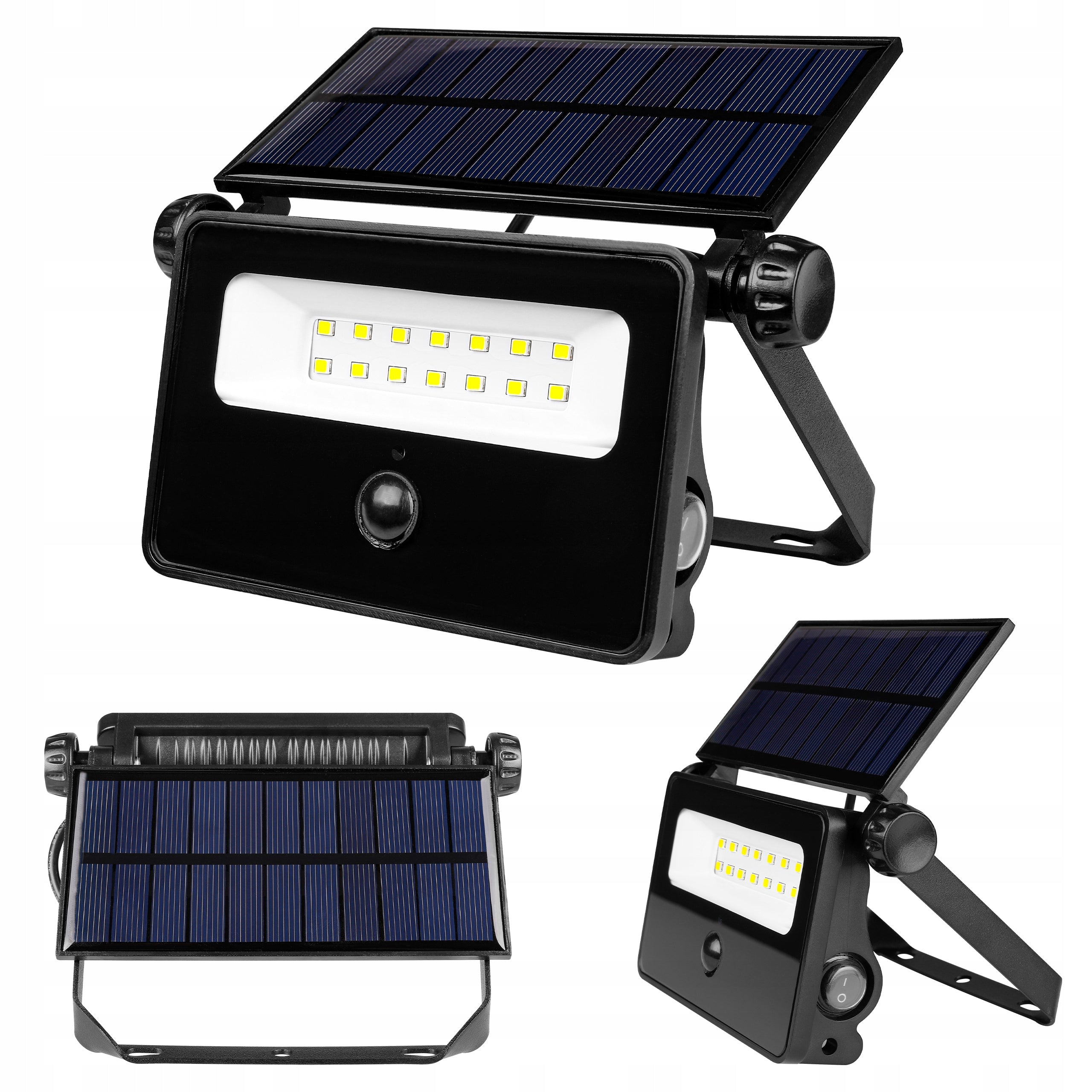 Solar lamp LED floodlight with MOTION SENSOR outdoor halogen Packaging status original
