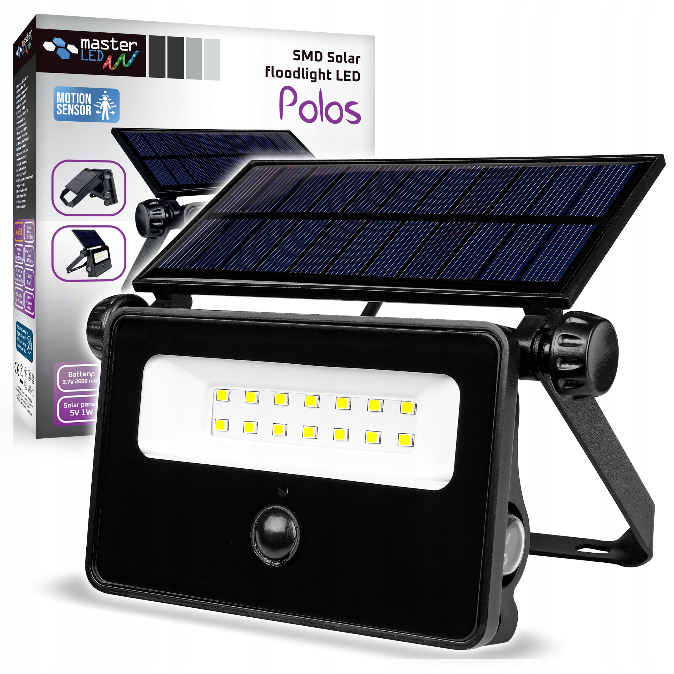 Solar lamp LED floodlight with MOTION SENSOR outdoor halogen