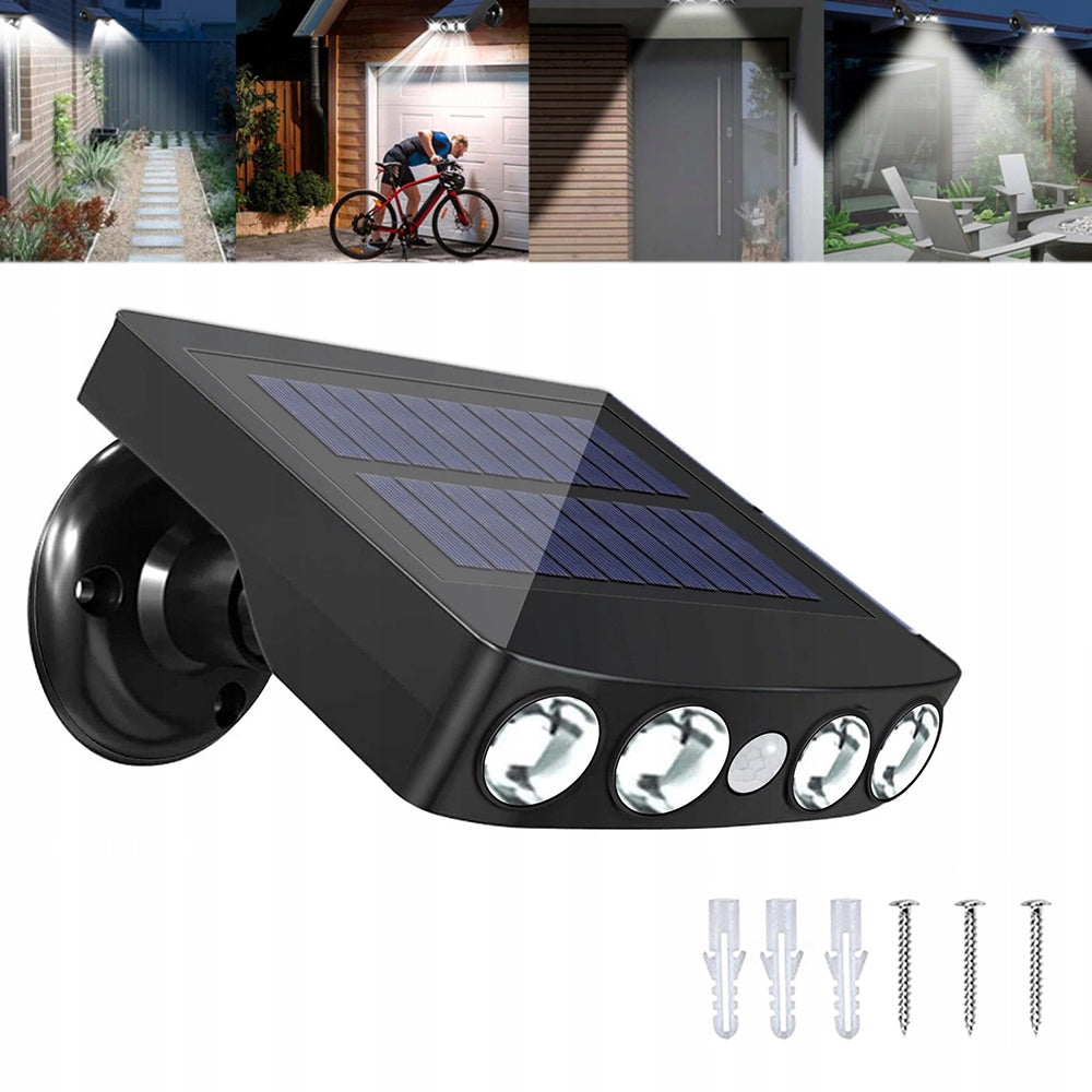 Solar lamp LED outdoor spotlight with motion sensor Brand no brand