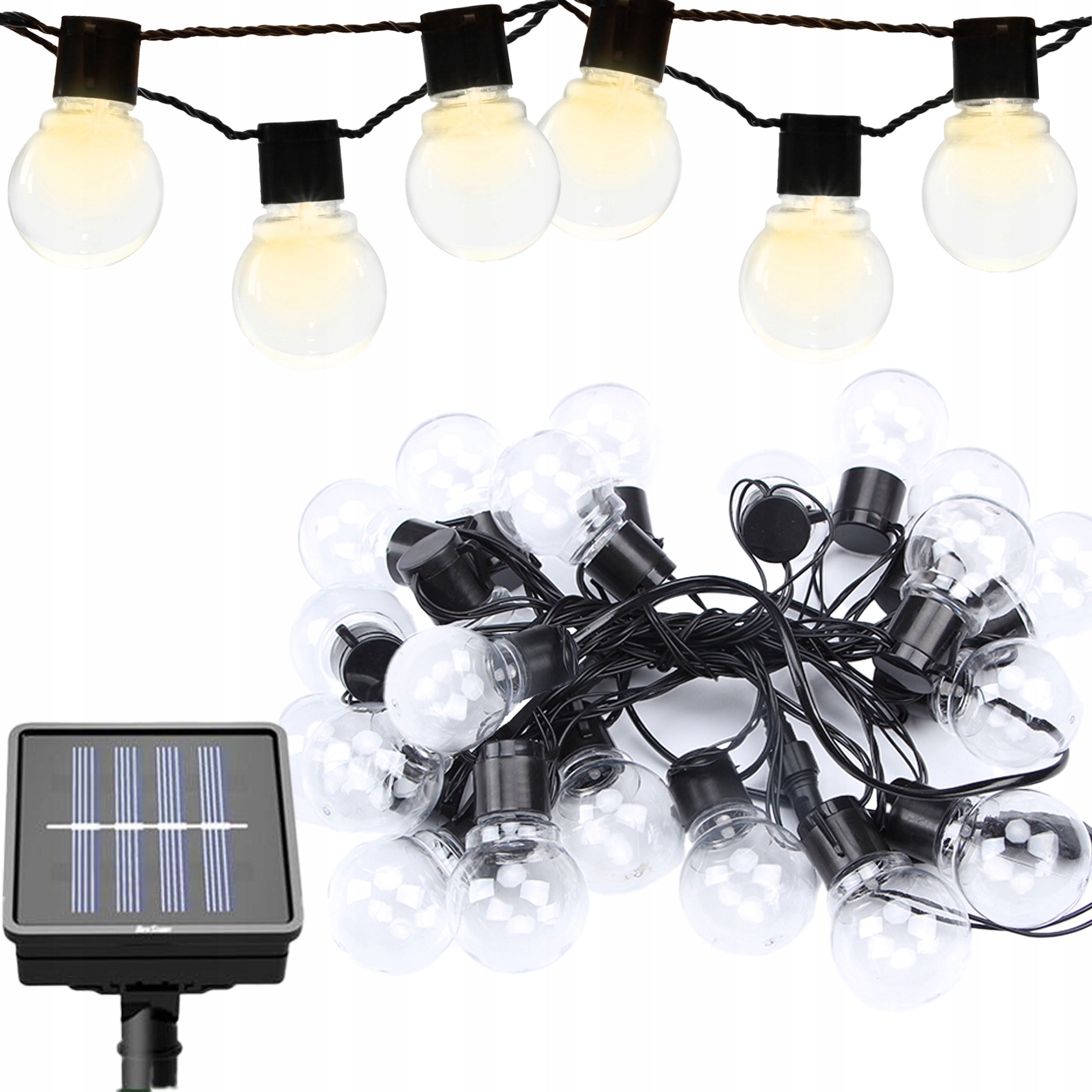 Solar lamp Solar garland hammered chain 20 LED white heat Brand LEDLUX