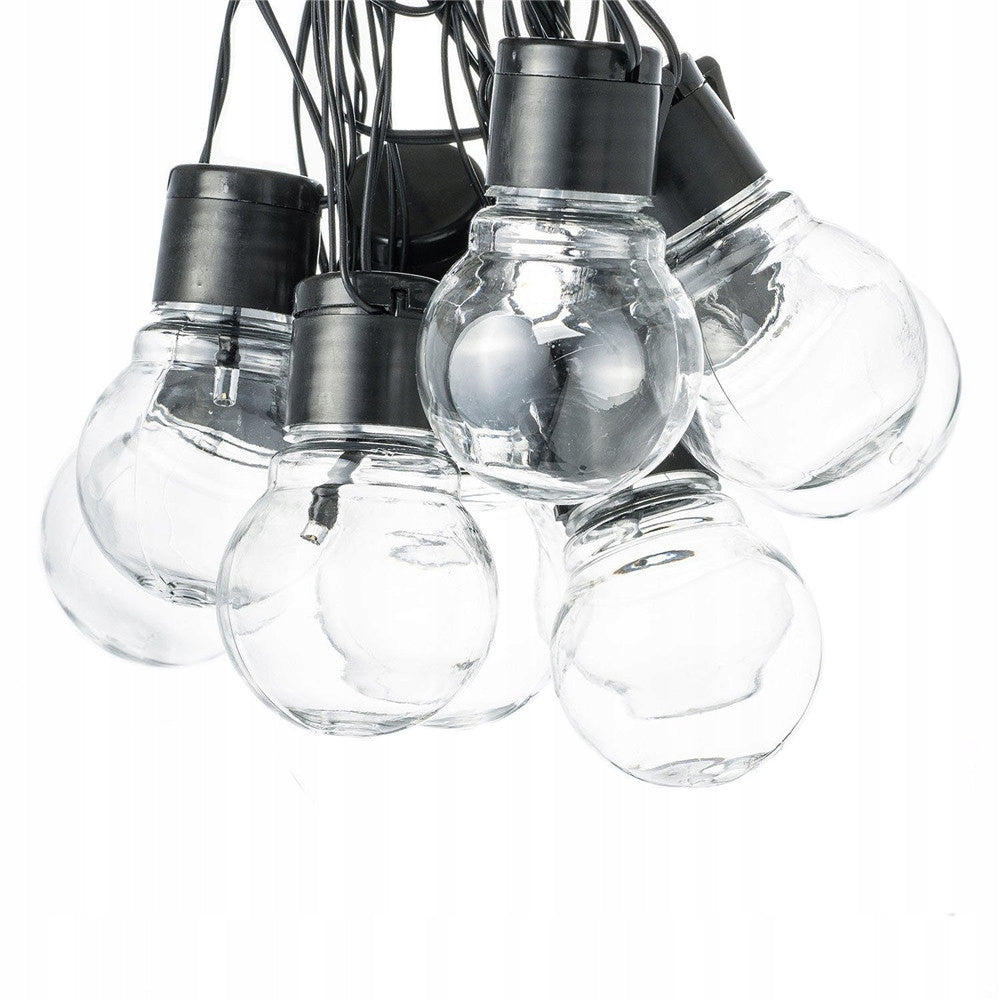 Solar lamp Solar garland hammered chain 20 LED white heat Manufacturer code Lampa Solarna LSOL-013