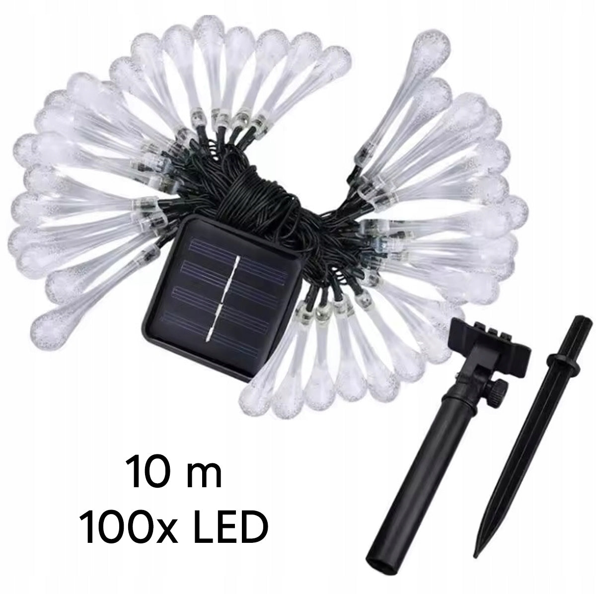 Solar lamp garland 10m 100LED (2680) EAN (GTIN) 5907621852290