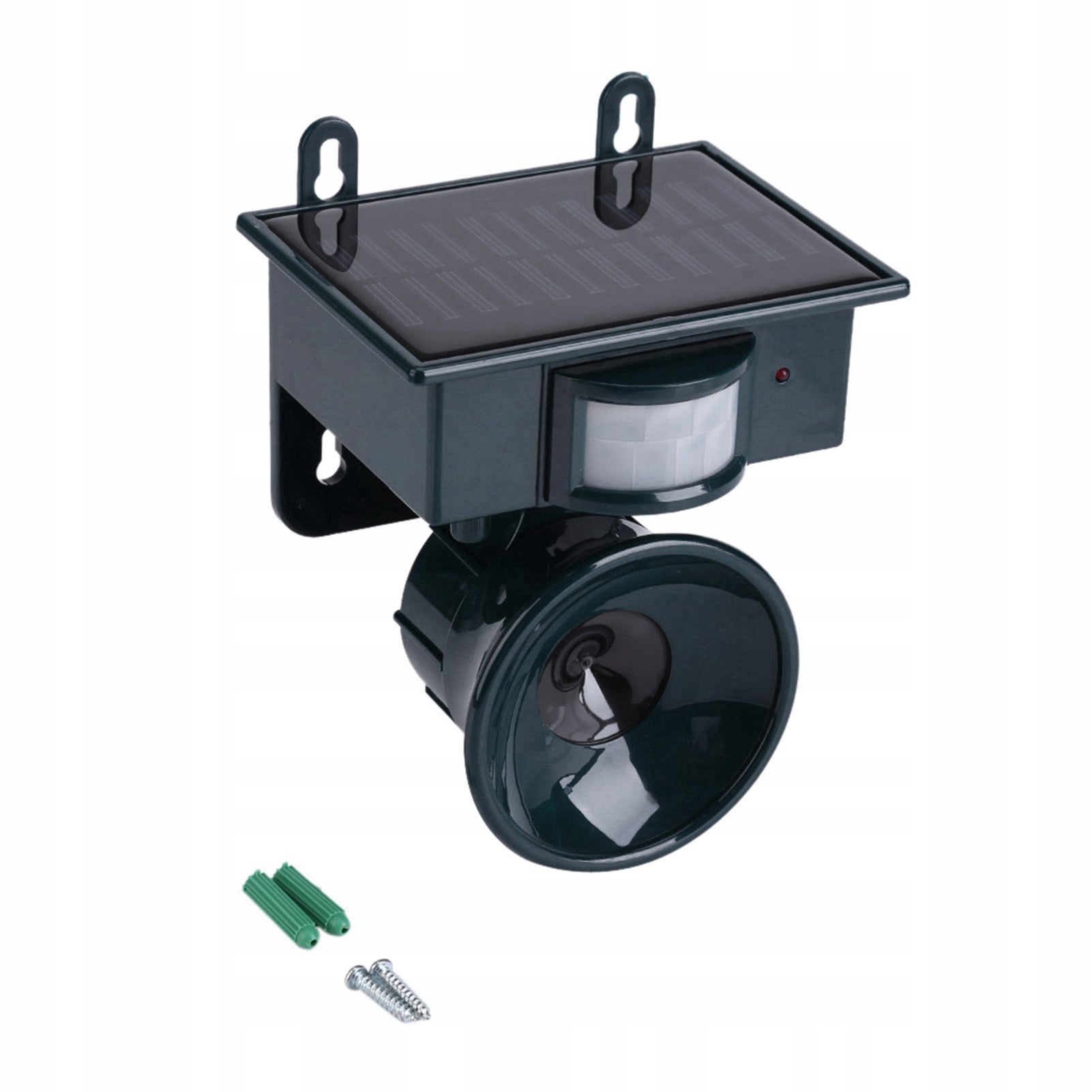 Solar powered ultrasonic repellent against dogs and Kind repellent