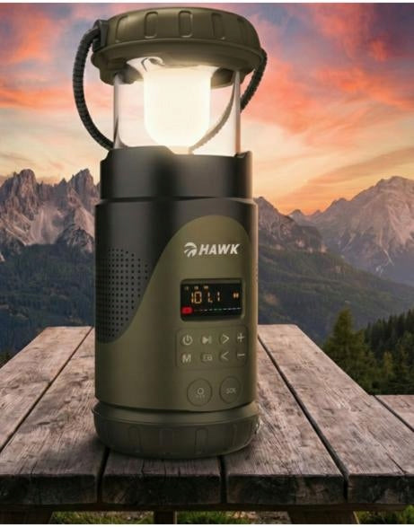 Solar radio dynamo for crank HAWK Expedition R30 HWRDI430GN Grey-green Packaging status original