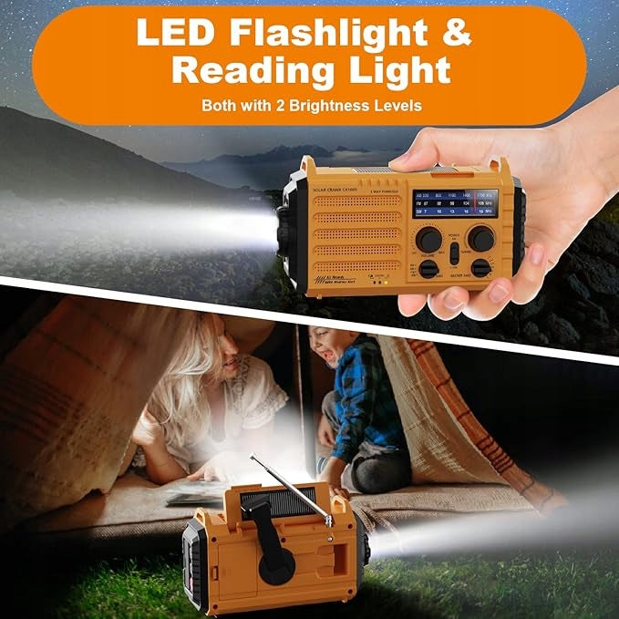 Solar radio with hand crank Manufacturer code ad_1197