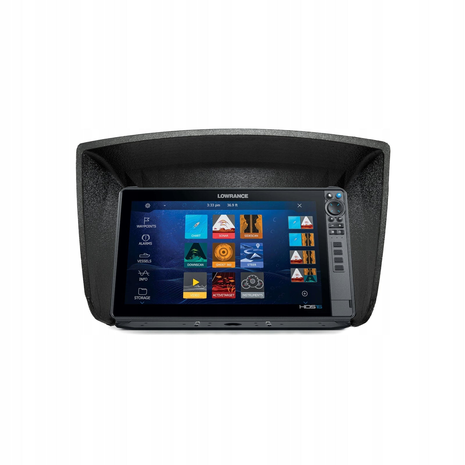 Solar shield for LOWRANCE HDS PRO 12 sonar